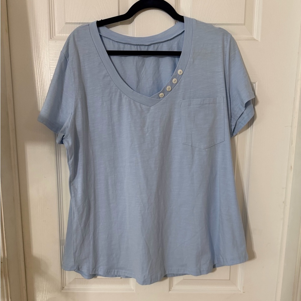 Light Blue Women's Top
